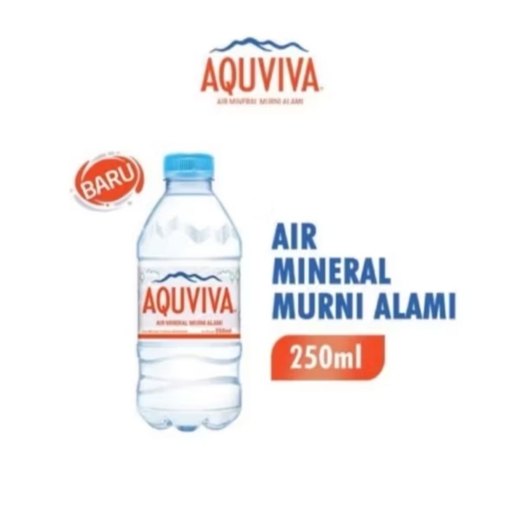 Air Mineral AQUVIVA 250 ML ISI 12 PCS