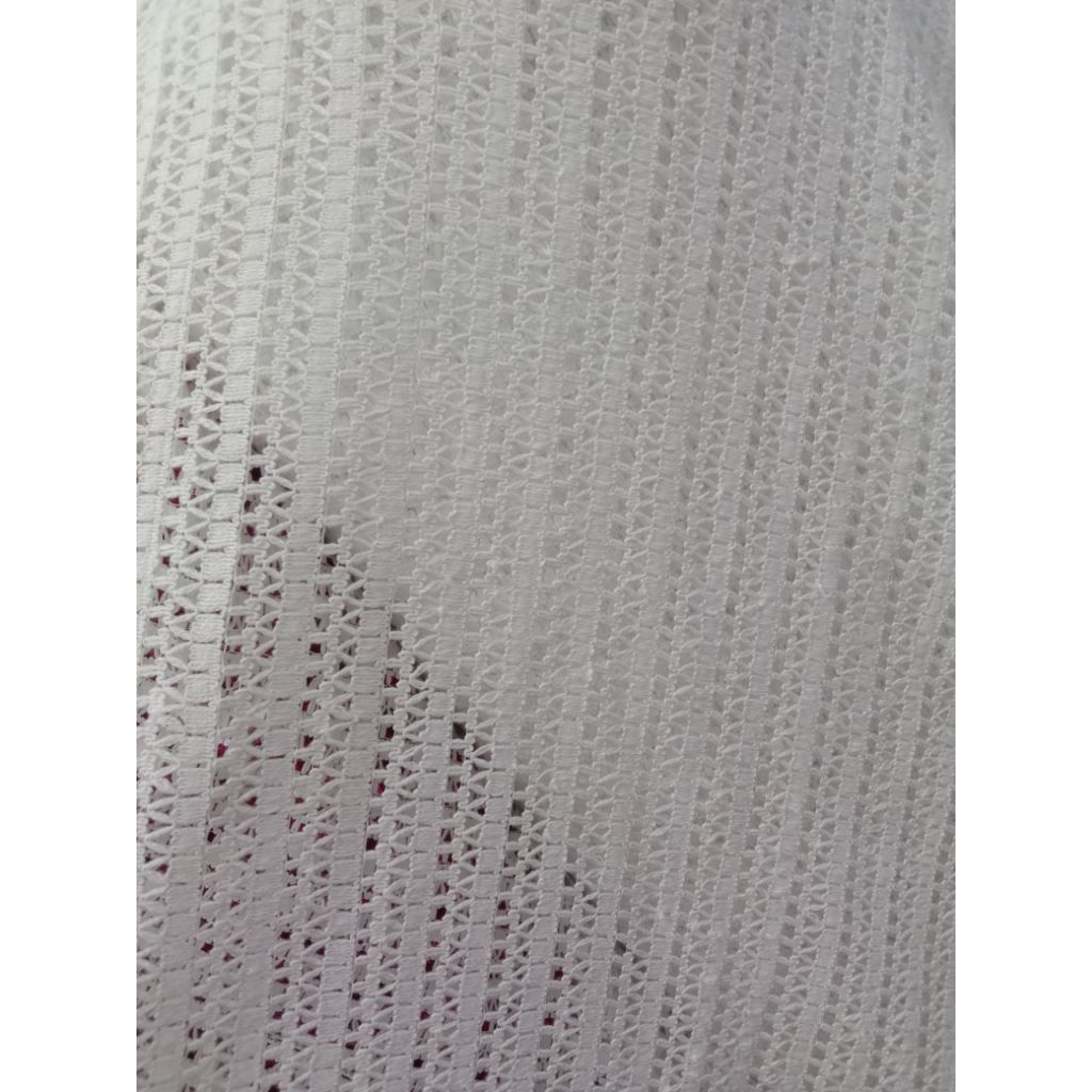 Kain Brokat Semi Prada Katun/Harga 0.5 m/Kain Brokat Semi Prada Meteran/Bahan Brokat Semi Prada Katu