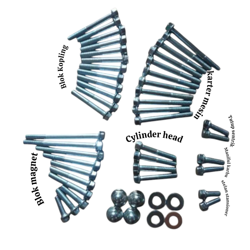 Baut Mesin Set Honda Tiger 2000 Tiger Lawas Tiger Lama Tiger Revo
