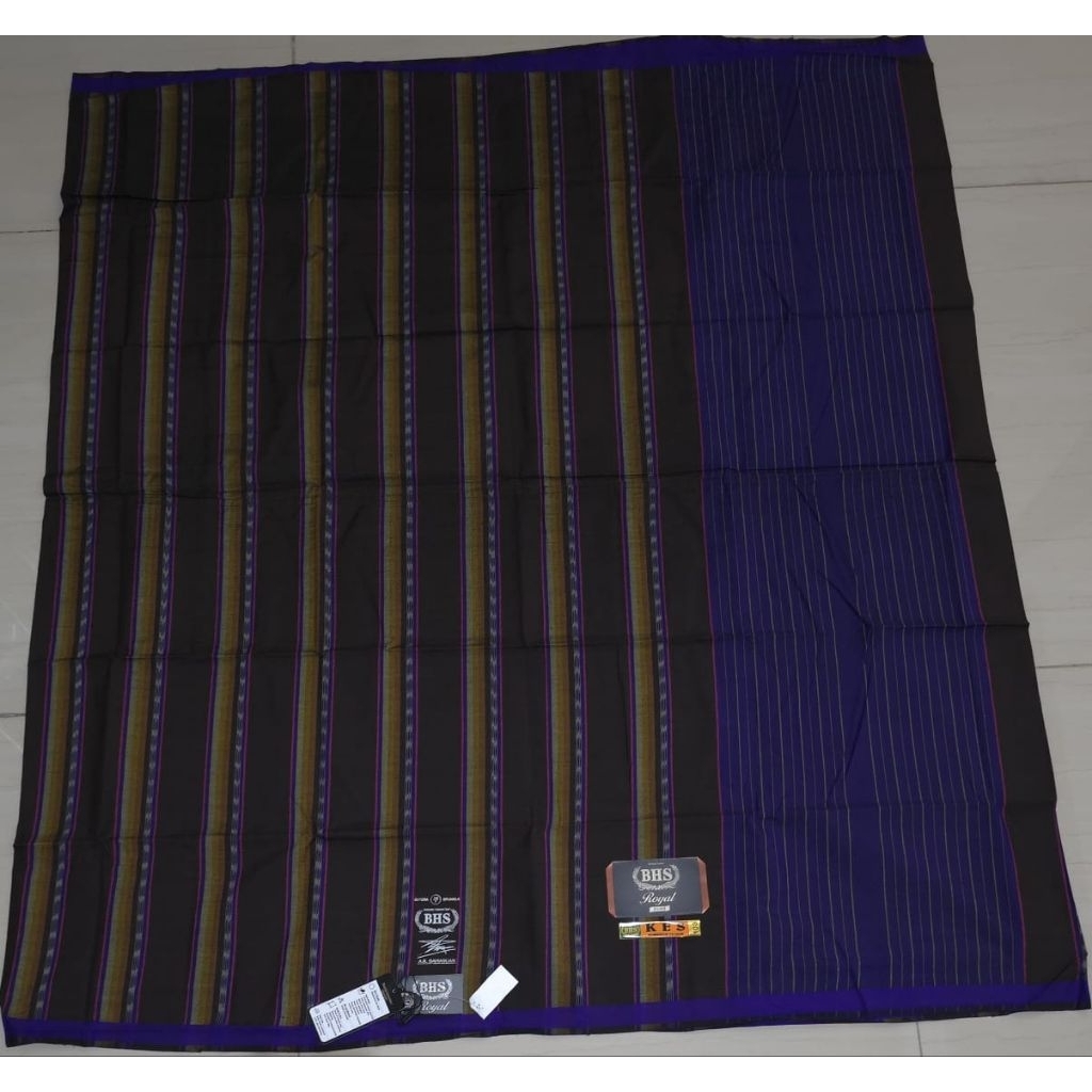 Sarung BHS Royal FULL SUTRA Motif KBS KKR KKP KES Mix Silver