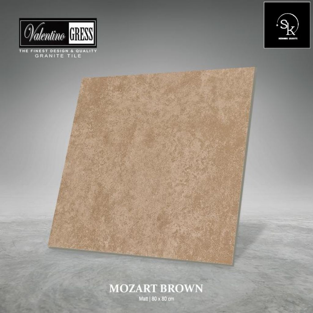 Granite 80x80 Valentino Gress Mozart Brown Matt