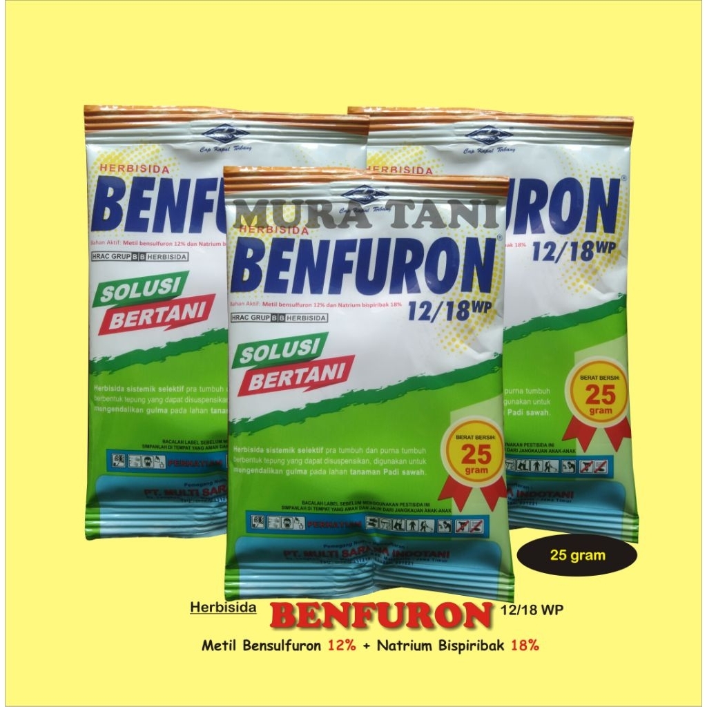 Herbisida Benfuron 25 gram