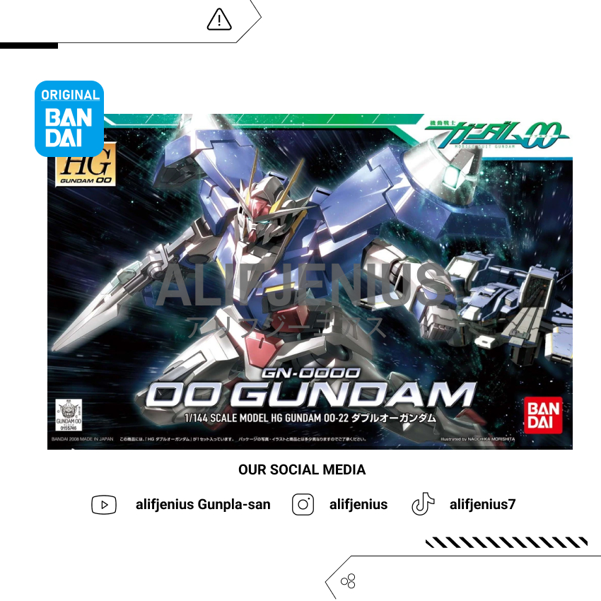 [BANDAI] HG 1/144 00 Gundam Mobile Suit Gundam 00 READY STOCK