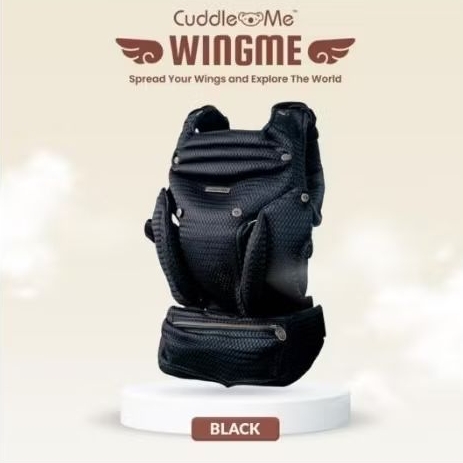 PRELOVED | CUDDLEME GENDONGAN SSC PREMIUM WINGME CARRIER - BLACK