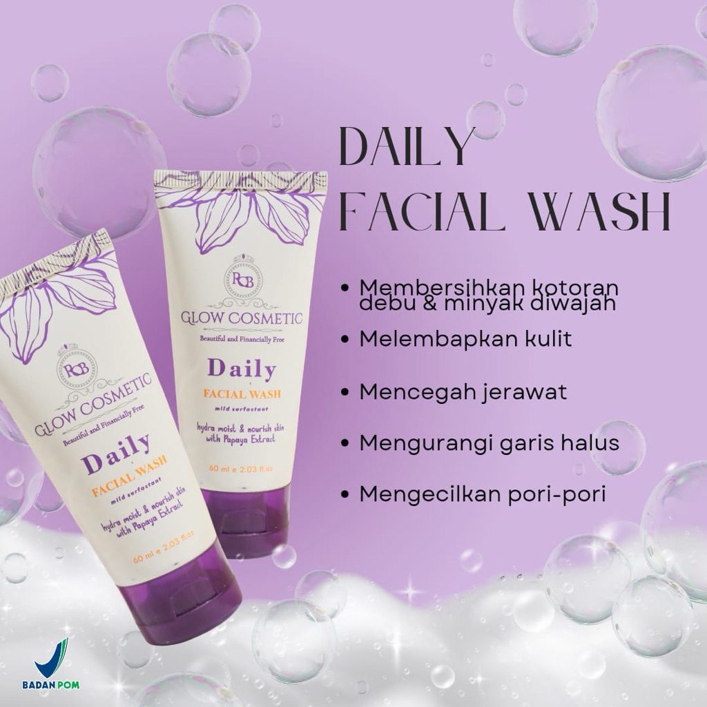 SABUN RCB GLOW | FACIAL WASH DAILY RCB COSMETIC