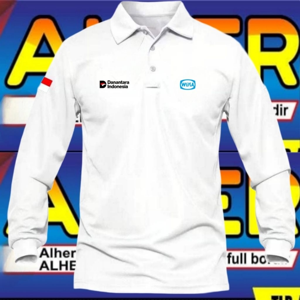 ready stok kaos danantara Wika baju danantara kaos Wika baju Wika seragam Wika kaos kerah Wika kaos 