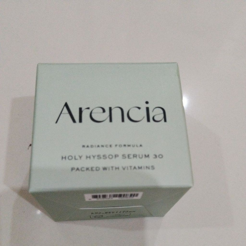 arencia hyssop serum