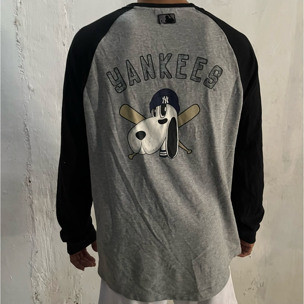 Tsirt MLB yankees longsleeve original kaos MLB Yankees