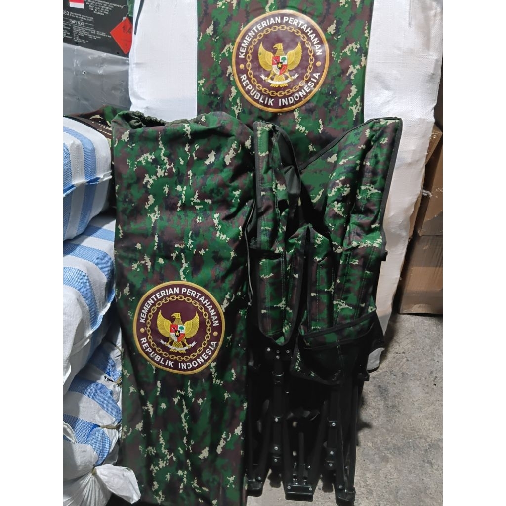 Velbed Tempat Tidur Lipat Loreng NKRI OriginaL