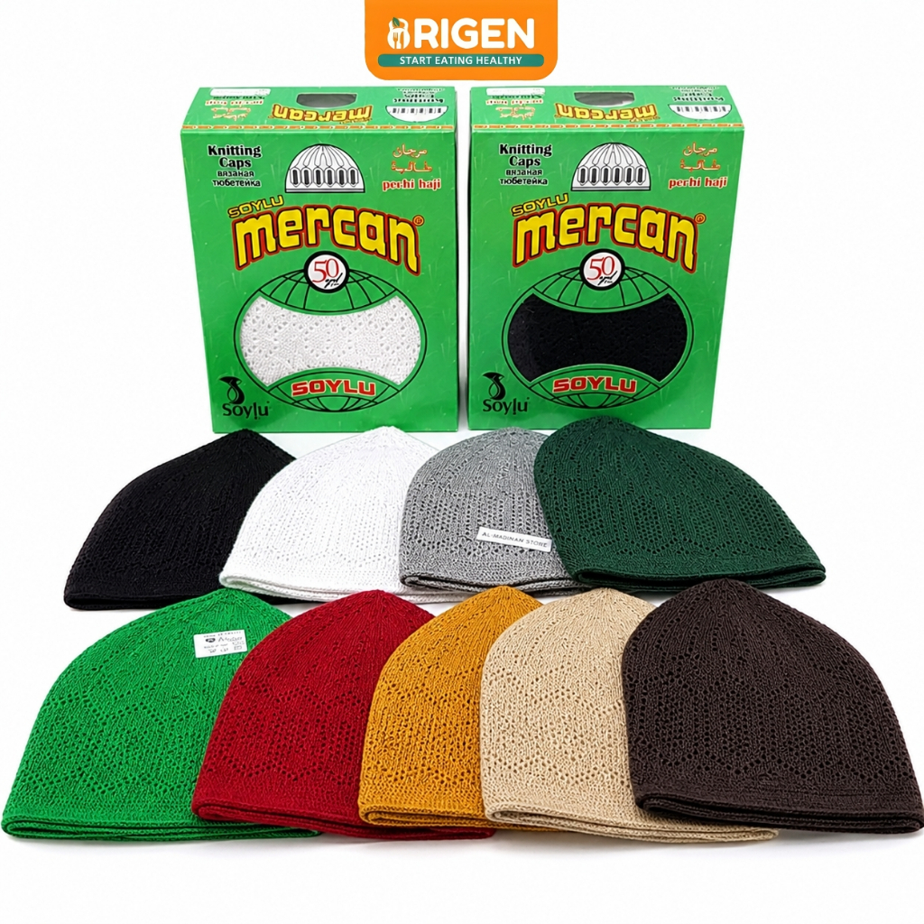 Peci Mercan Original Turki - Kopiah bulat kupluk