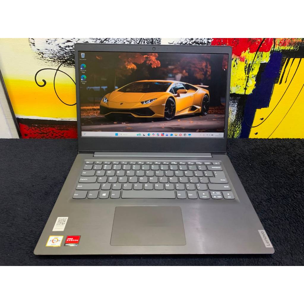 Laptop Lenovo V14 AMD Athlon Gold 3150U 4/512 Slim Siap Pakai
