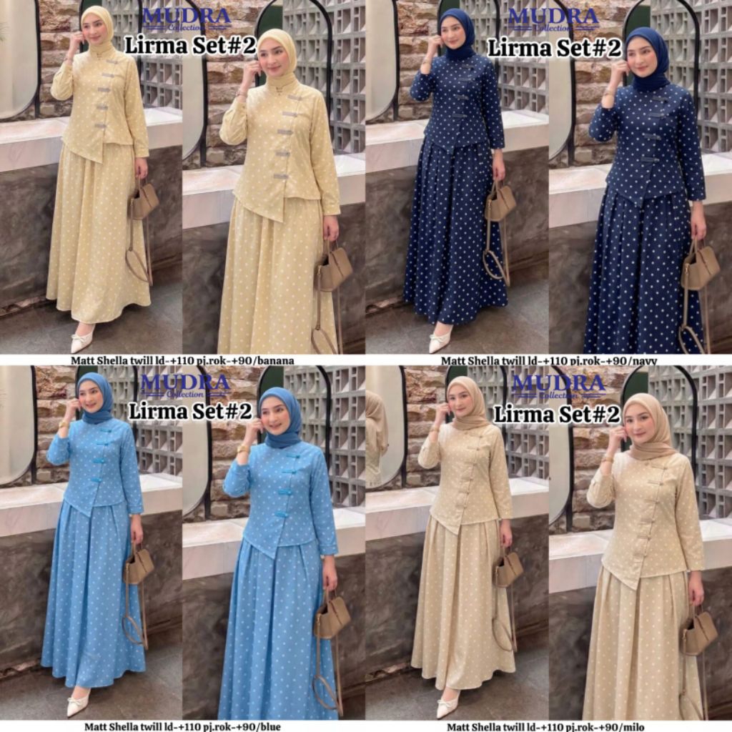 BAJU LIRMA  SET #2 BY MUDRA