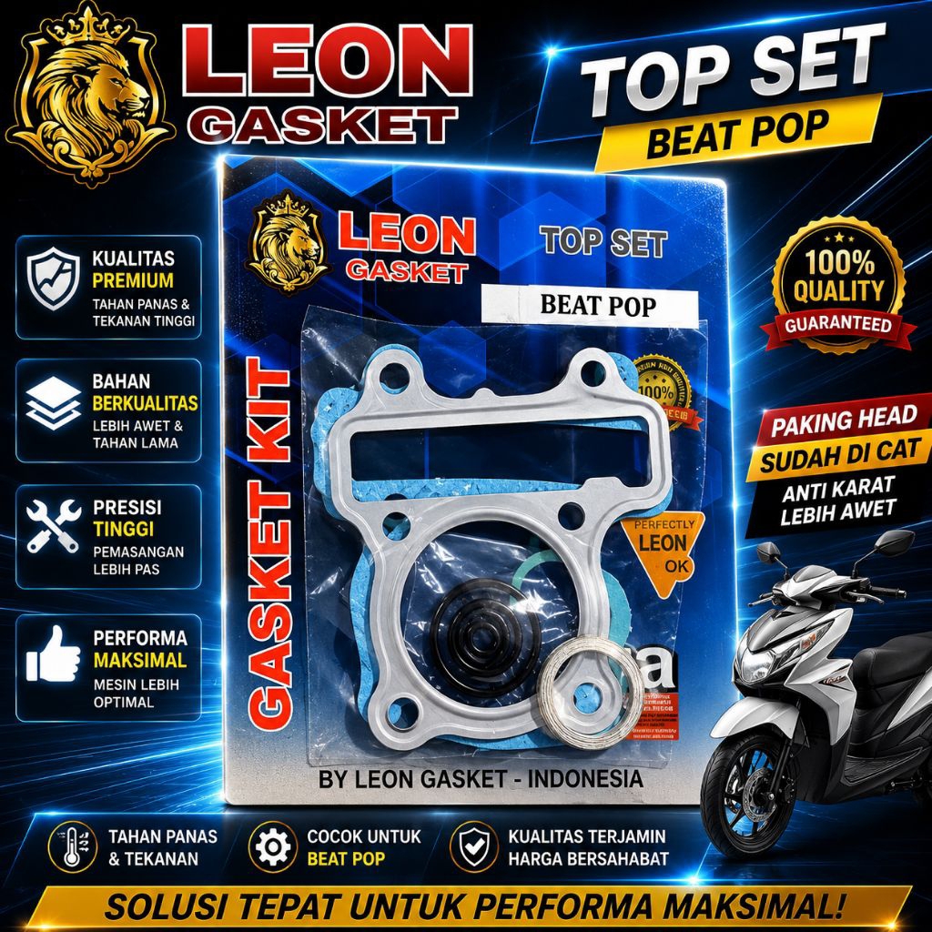 Paking TopSet Gasket Top Set Beat POP