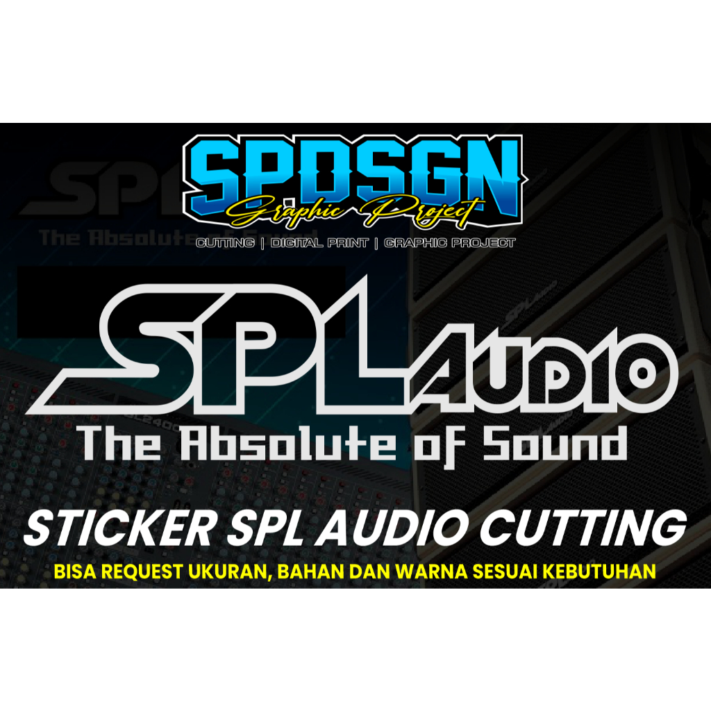 Sticker Logo SPL Audio Hardcase Box sound