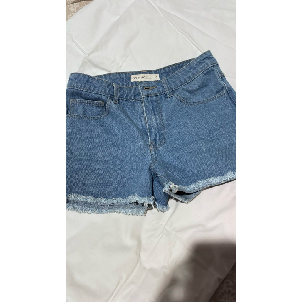 preloved denim colorbox shorts