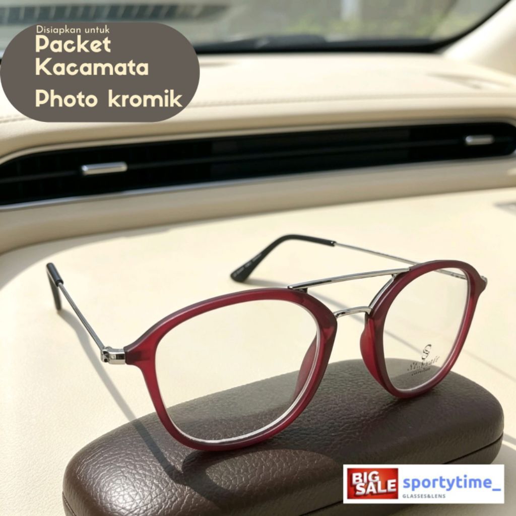 Kacamata Paket Lensa Photocromic Murah St.Syair Tipe 1713