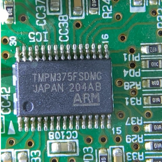 ic TMPM375FSDMG 100% normal dan original ic micom modul kulkas LG inverter / ic program modul kulkas