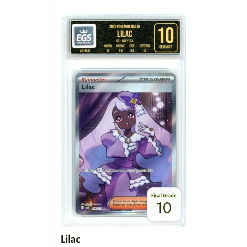pokemon tcg card (slab egs) Lilac - indo