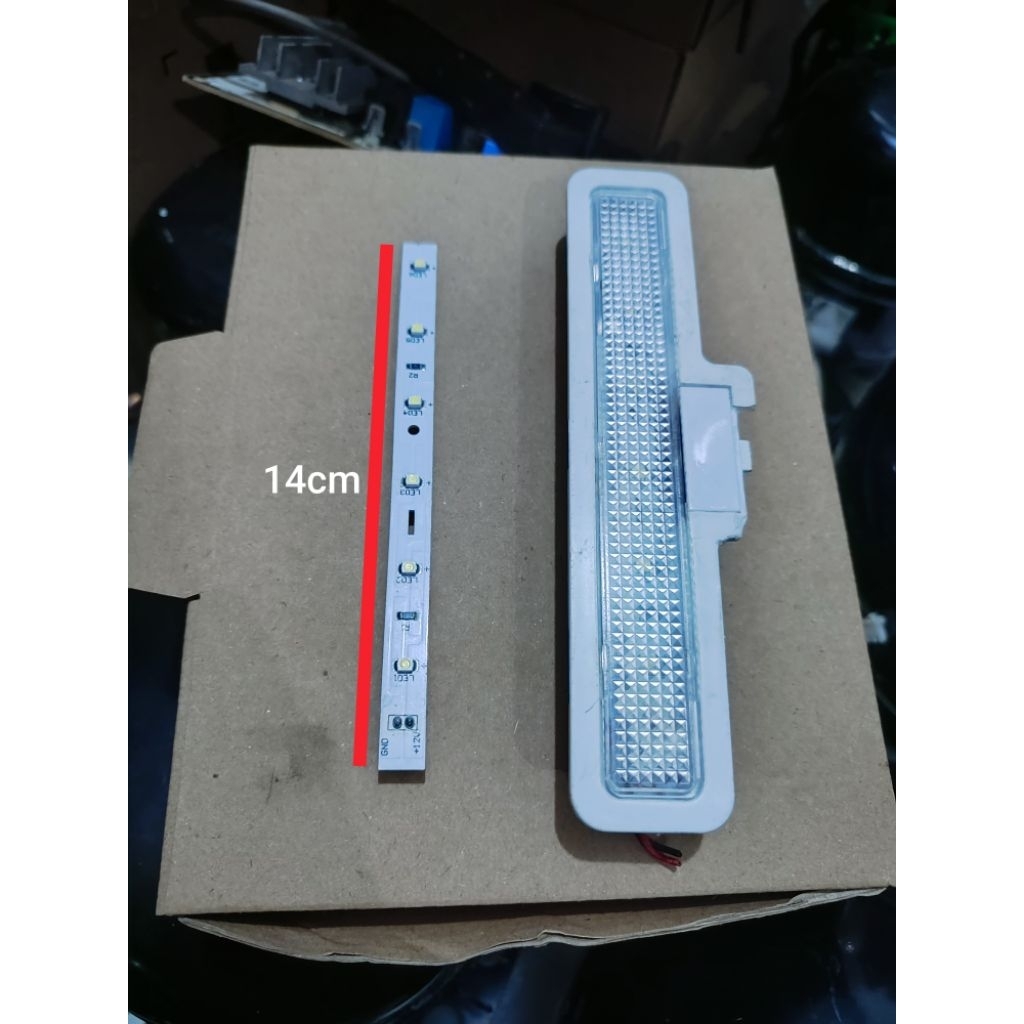 Lampu led kulkas 12v PWK1W 20191128 14cm original