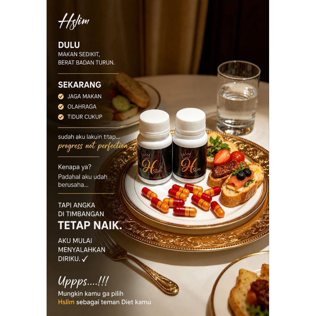 HS / Hslim obat pelangsing herbal plus admin