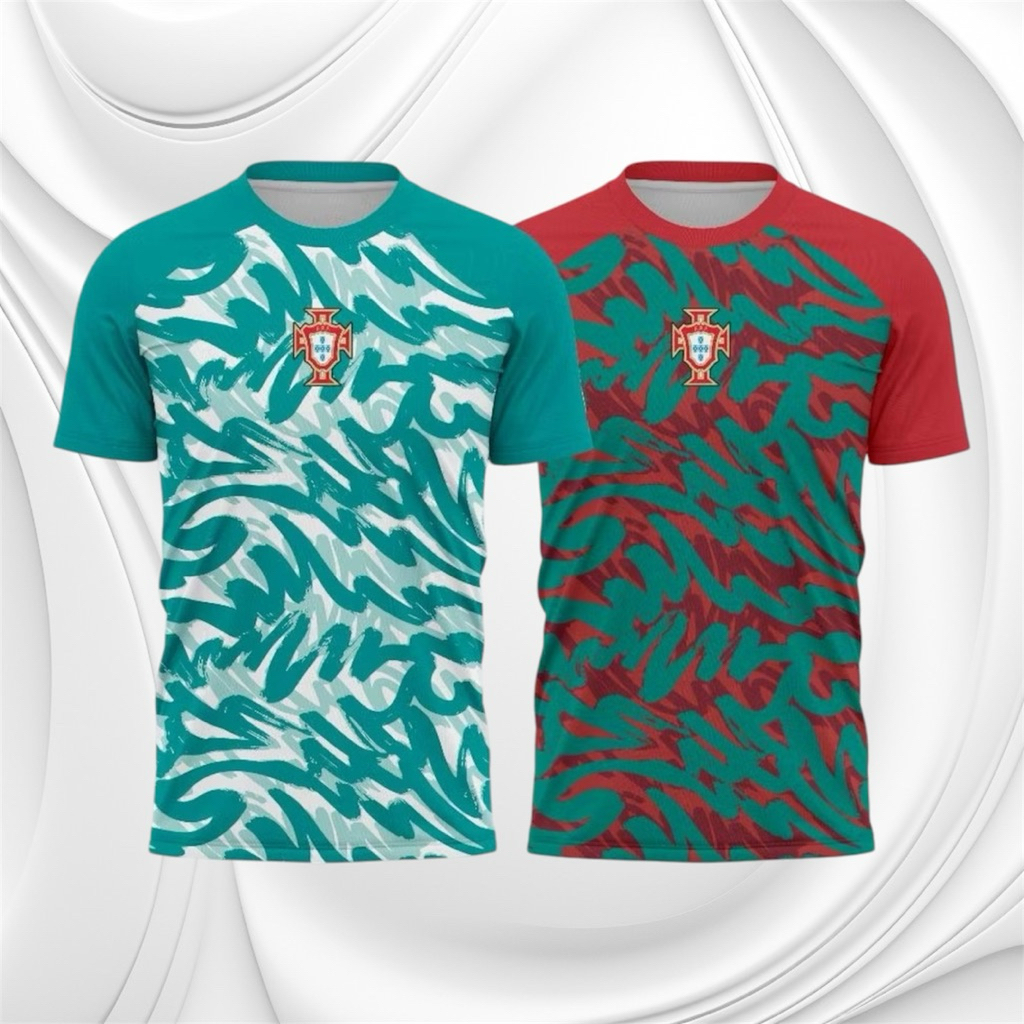 jersey portugal prematch 2026 full printing