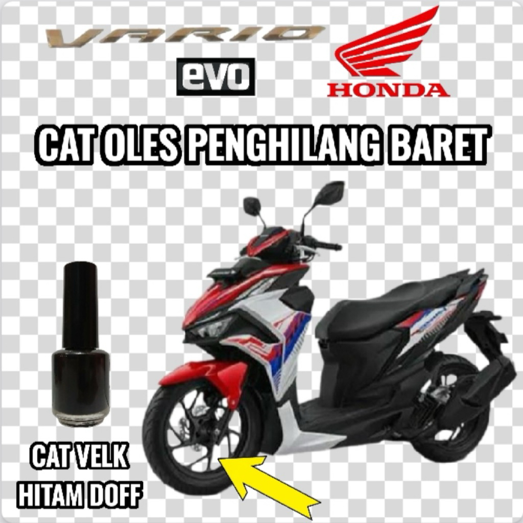 Cat Oles Velk Velg Hitam Doff Black Doff Penghilang Baret Motor Honda Vario Evo 160 Cbs Abs New