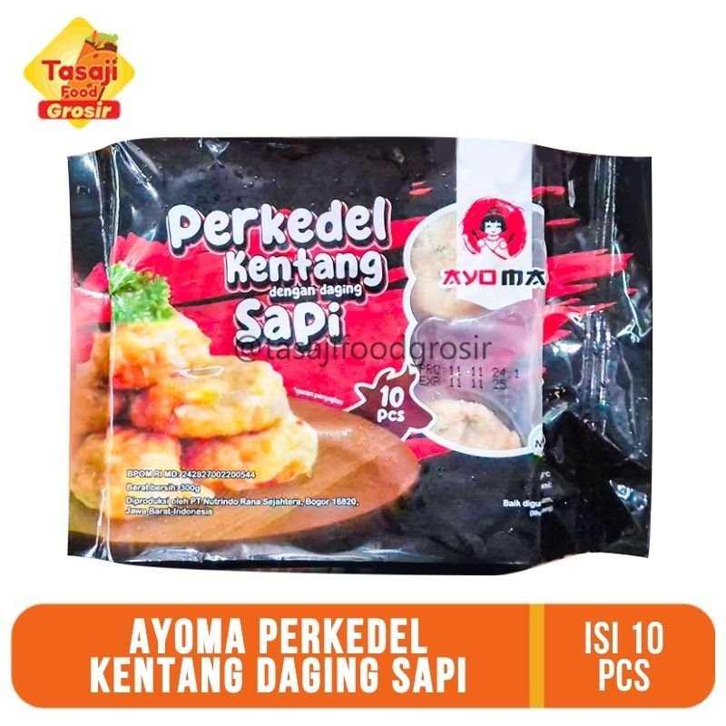 Ayoma Perkedel Kentang Dengan Daging Sapi Isi 10 Pcs
