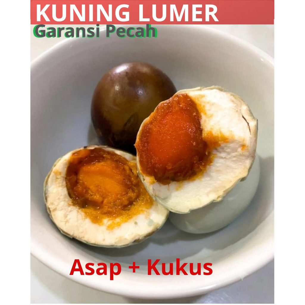 Telur Asin Matang Masir dan Berminyak  Size AB Asap+Kukus Bisa COD