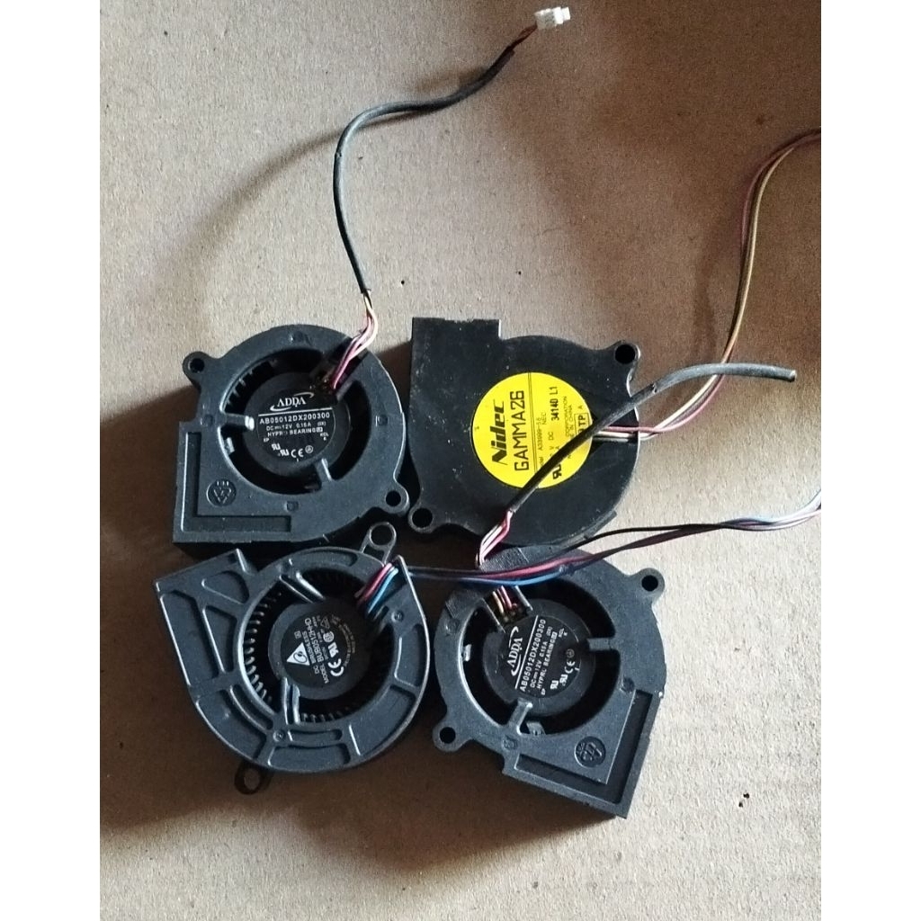 KIPAS FAN 3PIN 12V AMPERE RONDOM BEKAS