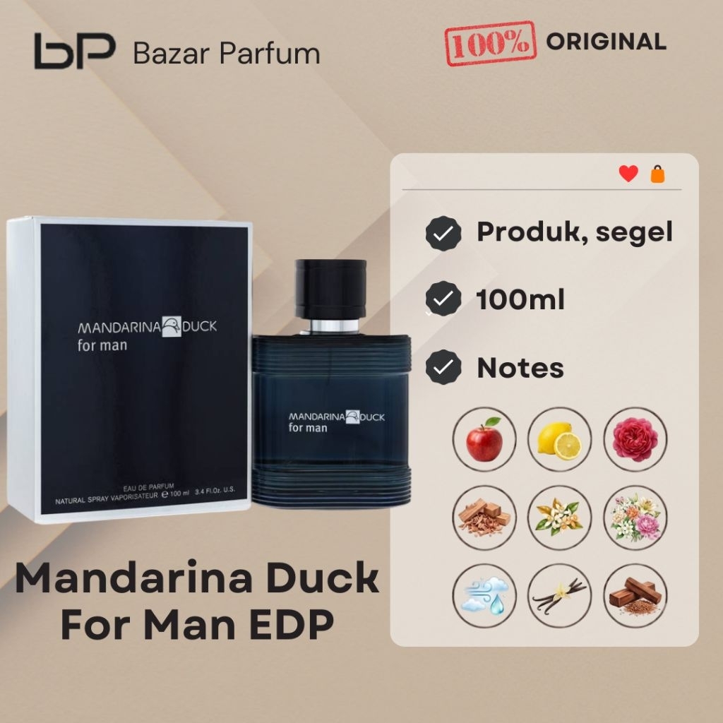Parfum Pria Mandarina Duck For Man by Mandarina Duck EDP for Men Original