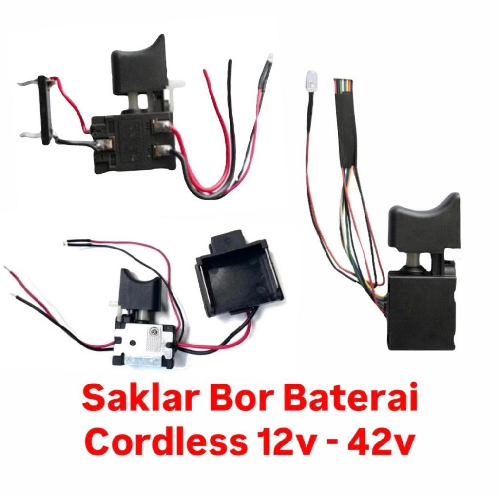 Saklar Bor Corles cordless  baterai carger charger 12v 18v  20v 21v 48v