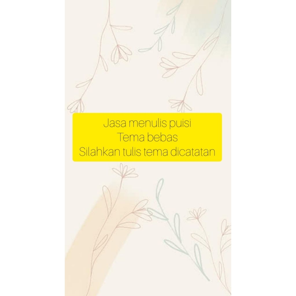 Jasa menulis puisi