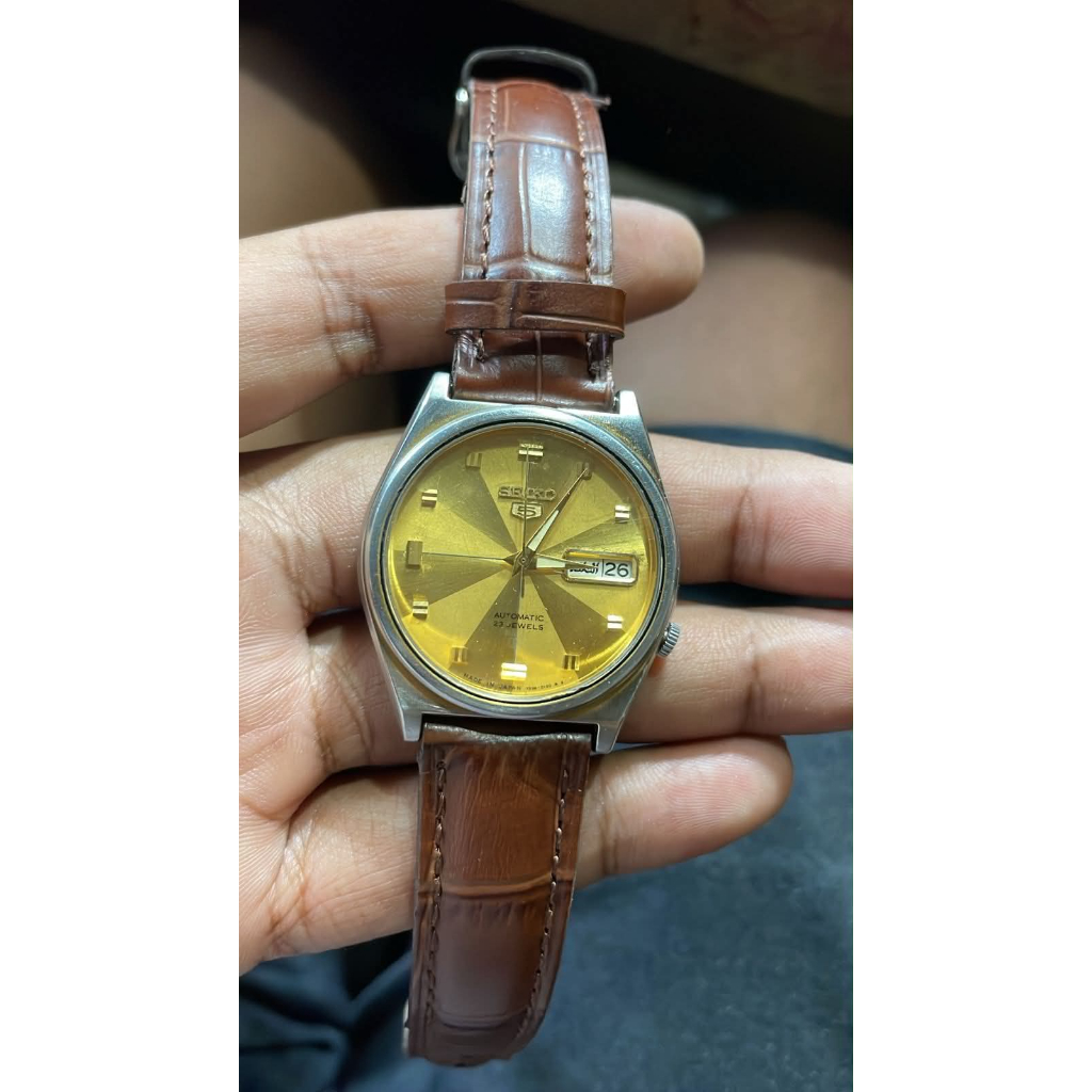 jam tangan seiko 5 vintage cal. 7s36 rally reissue