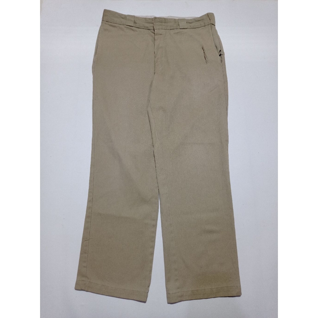 Celana Dickies 874 Original Fit Warna Khaki Size 32×32 Second Brand Dickies