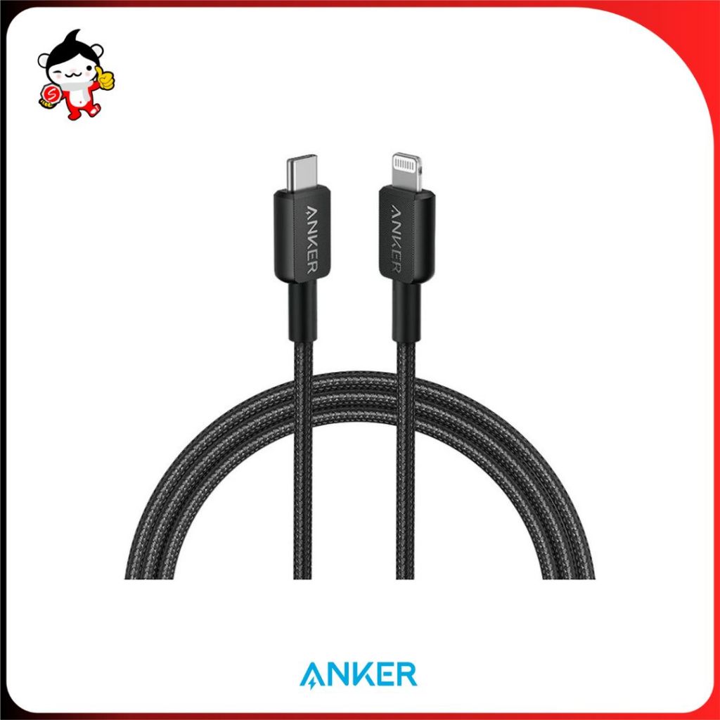 KABEL USB ANKER 322 MFI TYPE C TO LIGHTNING 180 CM