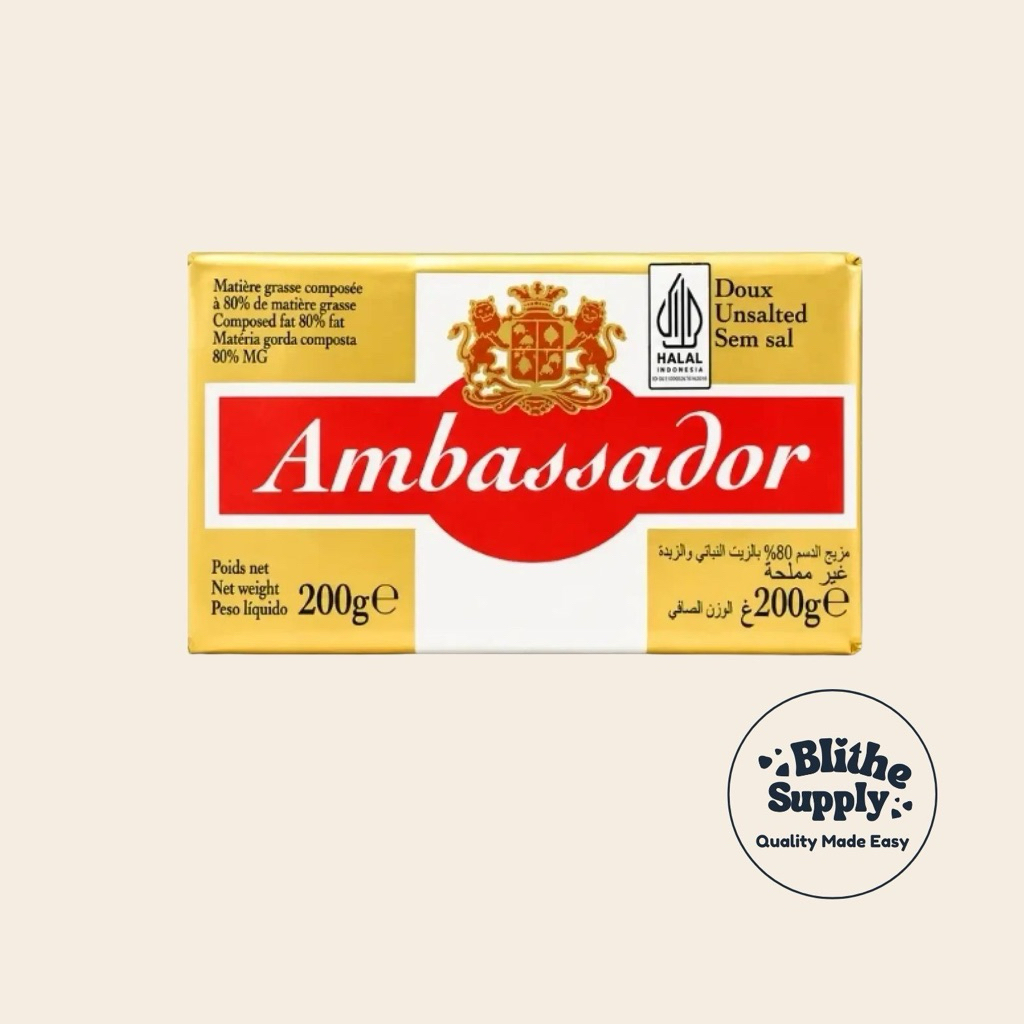Ambassador brand President Butter Unsalted / Salted 200gr
