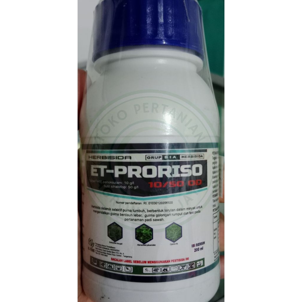 ET-PRORISO 200ml / Herbisida Selektif Purna Tumbuh untuk Mengendalikan Gulma