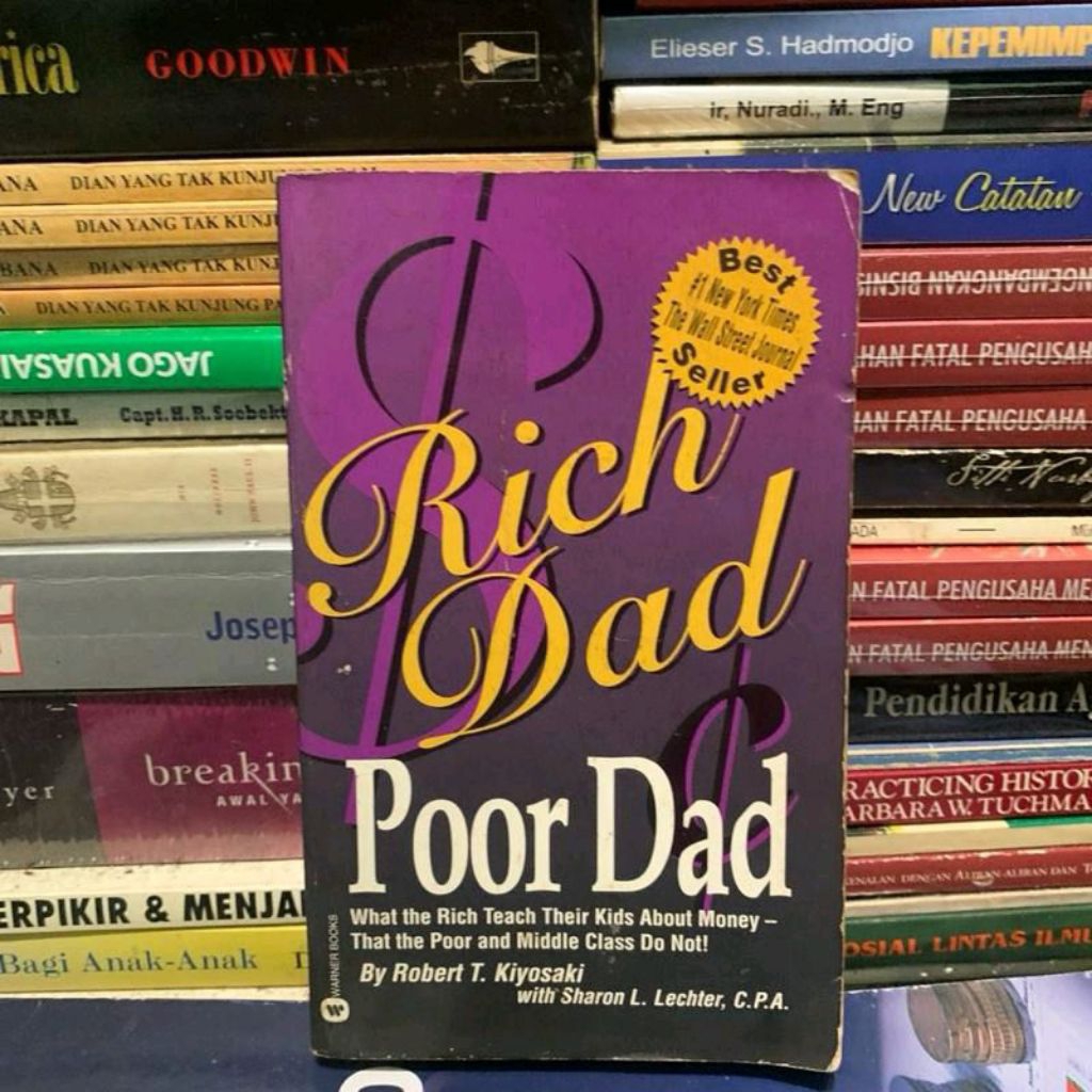 Rich dad poor dad by Robert t kiyosaki buku bekas ORIGINAL