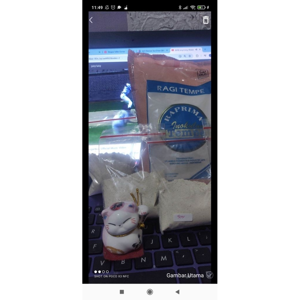 TERMURAH RAGI TEMPE RAPRIMA 50GR KUALITAS TERBAIK RAGI TEMPE ANDALAN ORIGINAL READY SETIAP HARI