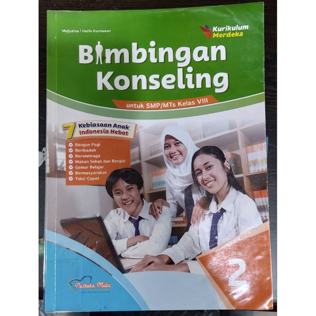 Bimbingan Konseling pustaka mulia bekas pakai kelas 8