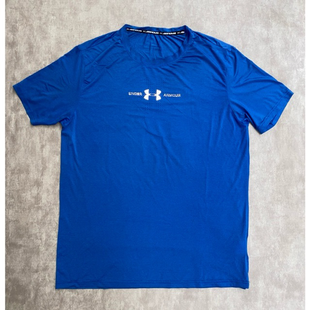 preloved jersey unde rar mour reflective ua kaos baju olahraga running lari sport gym trail run tenn