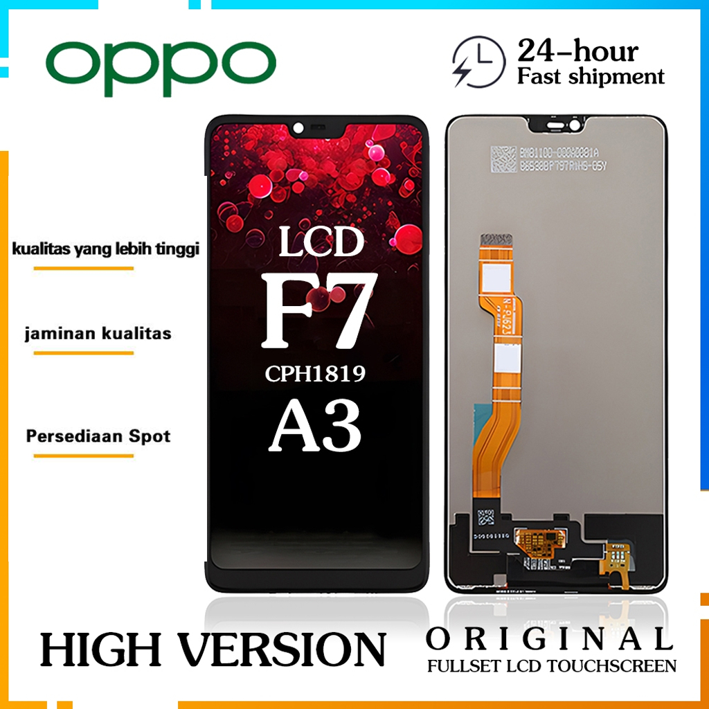 LCD OPPO F7 - F7 PRO A3 Original 100% LCD TOUCHSCREEN Fullset Crown Murah Ori Compatible For Glass T