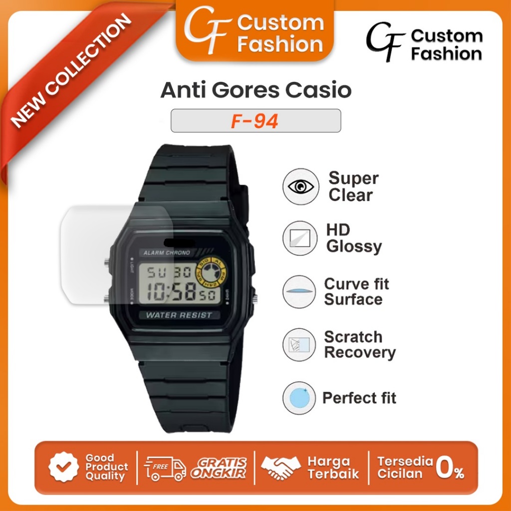 Anti Gores Casio F-94 F94 F 94 3D PMMA & 2D Hydrogel Casio F-94 F94 F 94 Screen Protector