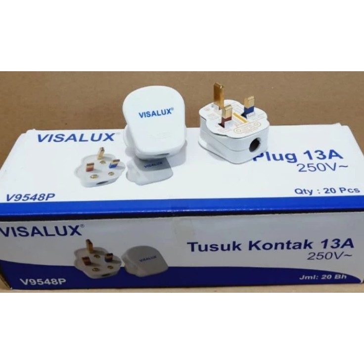 Steker kaki 3 Visalux steker AC Visalux STEKER AC KAKI 3 VISALUX