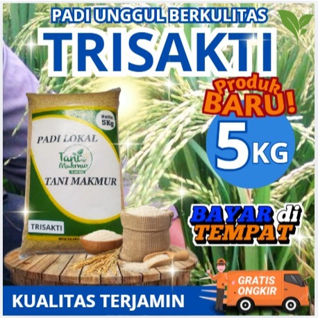 TRISAKTI Benih padi 5kg berkualitas SUPER GENJAH