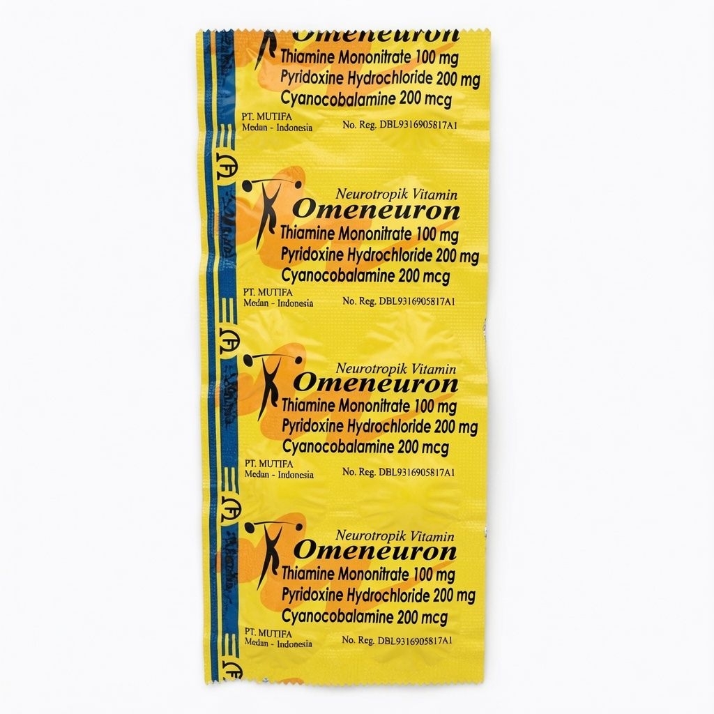 OMENEURON Vitamin B1 B6 B12 - Obat Kesemutan & Nyeri Saraf