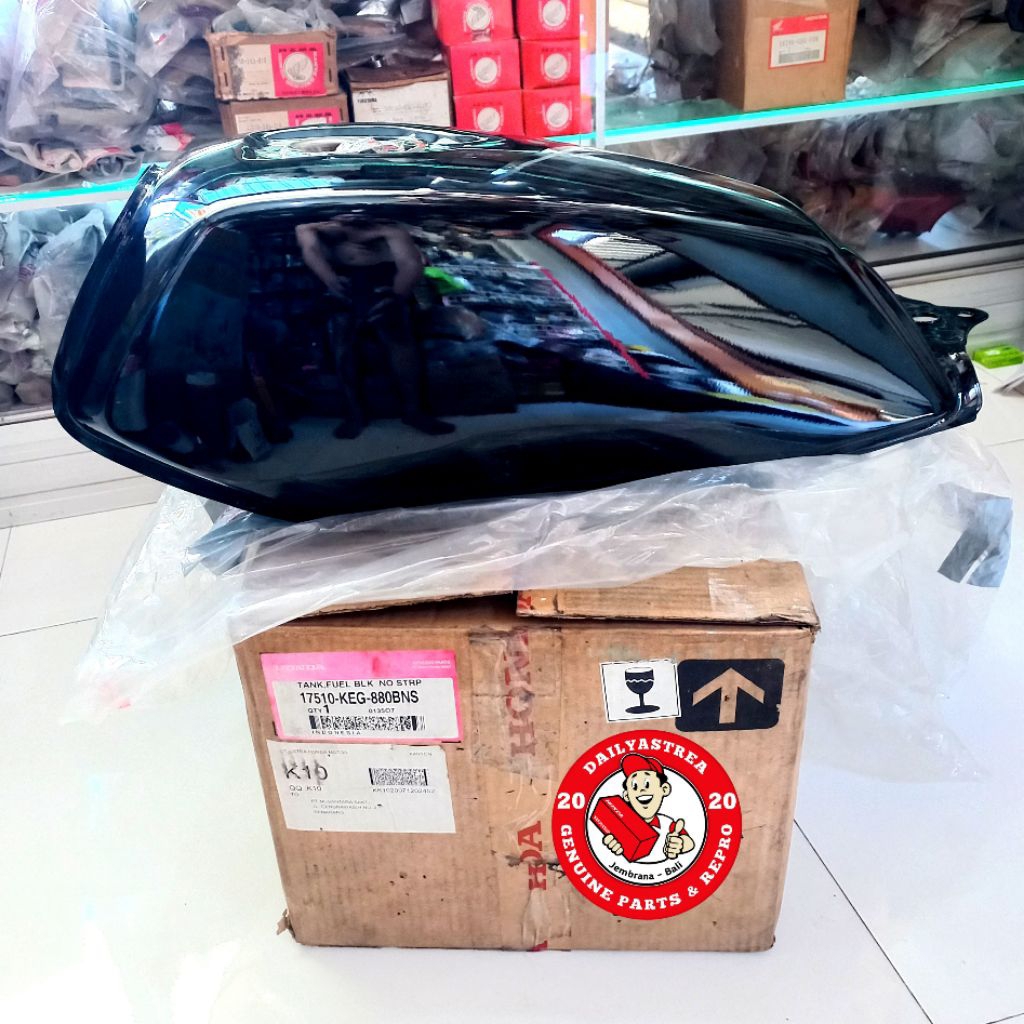 FUEL TANK TANGKI TENGKI MINYAK BENSIN HITAM HONDA GL MAX PRO NEOTECH ORIGINAL AHM 17510-KEG-880BNS
