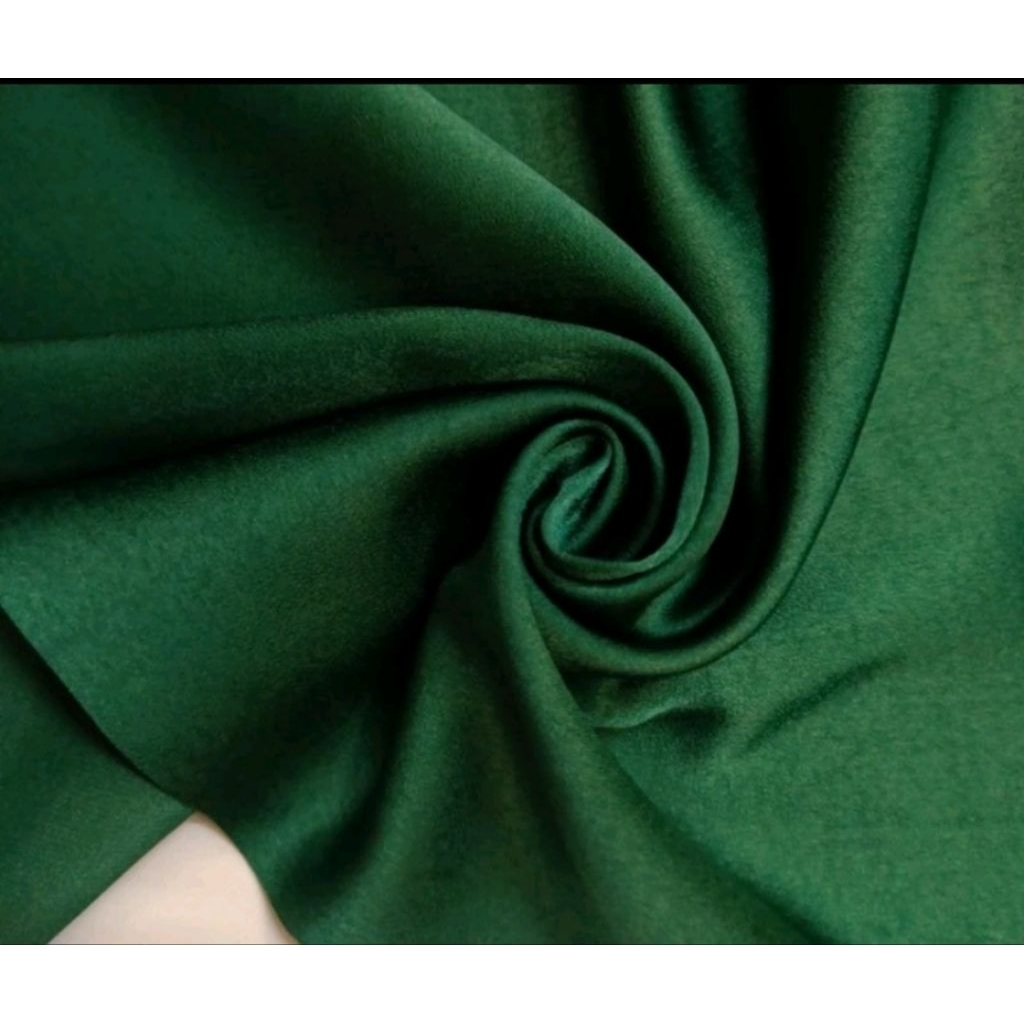 Kain Bahan Maxmara Silk Polos/Satin Maxmara Premium Meteran (Per ½mtr)