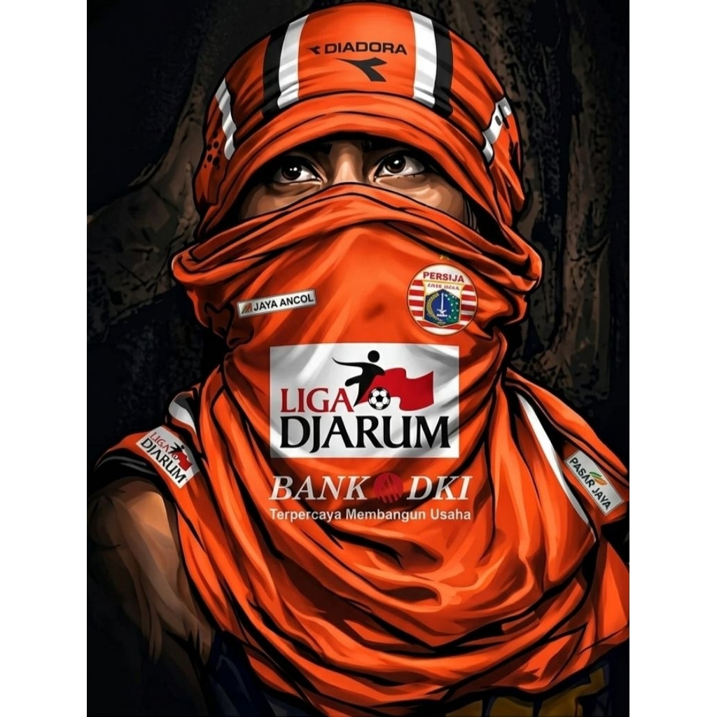 kaos suporter persija ninja