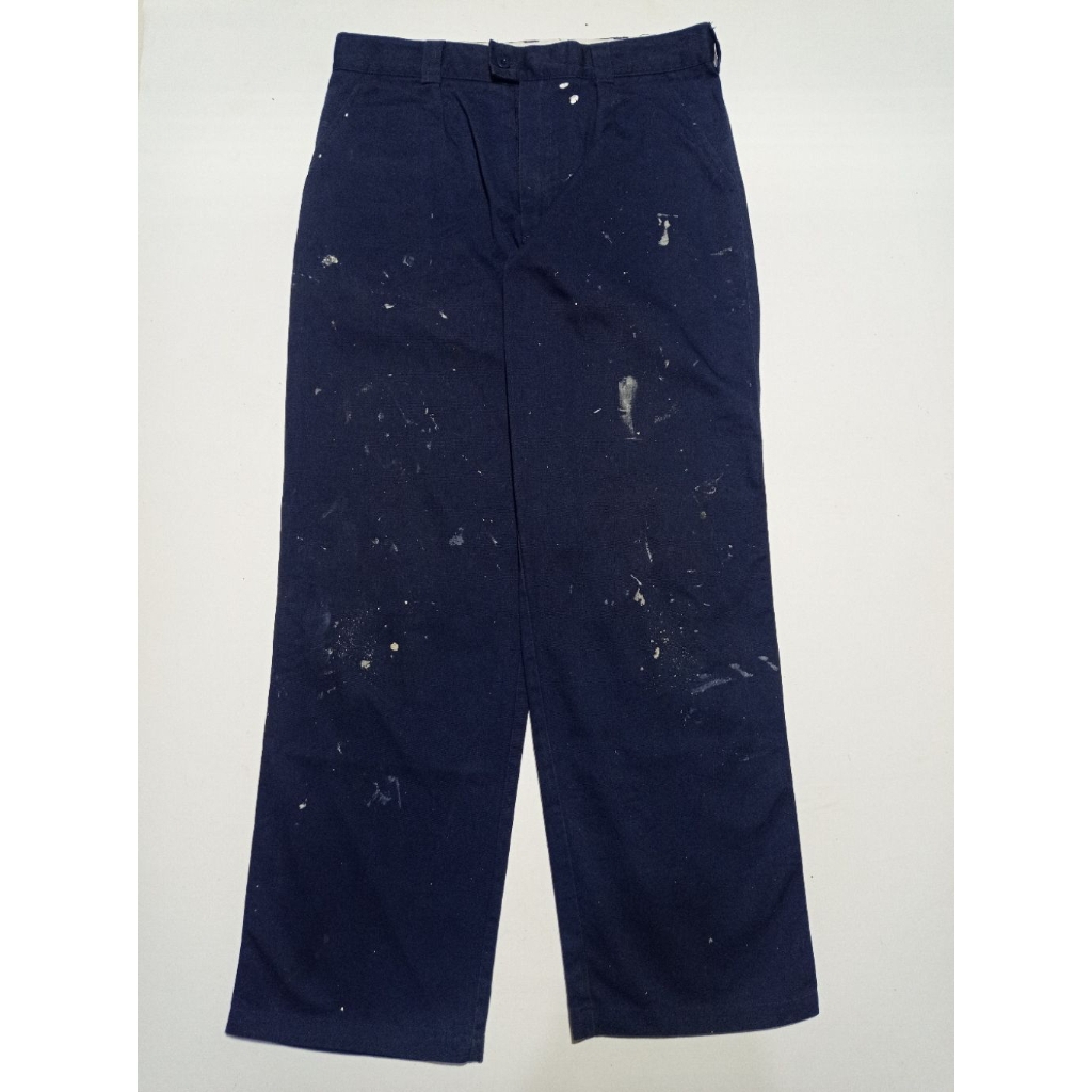 Celana Dickies Workpant Reguler Fit Warna Dark Navy Size 34×32 Second Brand Dickies